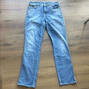 7 for all Mankind Straight leg Classic Blue Women's Jeans ! Size 28